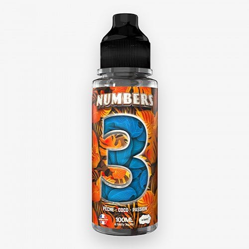 3 Numbers E.tasty 100ml (sans nicotine ni tabac) : Amazon.fr: High-Tech