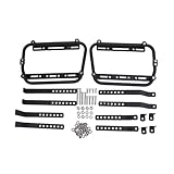 バイク用 サイドボックス 取り付け ステー 左右セット サイド キャリア サポート セット パーツ アクセサリー 簡単 脱着 パニアケース パニア ホルダー ツーリング 汎用 社外品