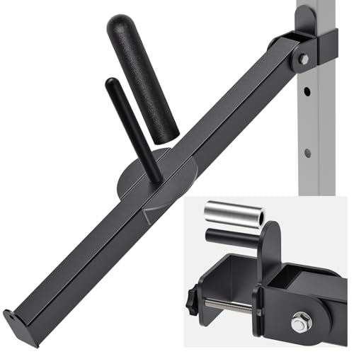 Image of Kipika Power Rack Attachment for 5 /8 inch & 1 inch Holes - Heavy Duty Home Gym Equipment for 2x2 or 3x3 Squat Rack, Adjustable and Easy to Install