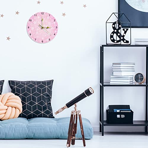 Horloge murale silencieuse de 25,4 cm à chiffres arabes pour bureau
