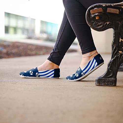 Zapatos de lona cómodos FOCO de mujer con estampado de equipo NCAA 7