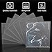 MayRecords 10PCS CD Outer Case Sleeves Clear Plastic Protective Sleeve with 10 Round Stickers PET Anti-Static for CD Storage