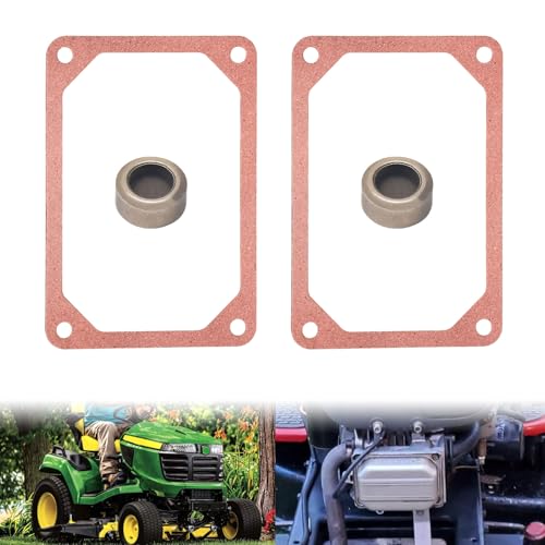 Image of (2) 691843 Valve Cap & (2) 272475S Rocker Cover Gasket Compatible with B&S 540CC, 33R877, 21B706, 21B707, 21B972, 21B977, 287707 Lawn Mower