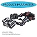 Ekoama Bright LED Head Torches with Rechargeable Battery Nighttimes Outdoor Head Light for Hiking Camping Fishing Emergencies Headlight