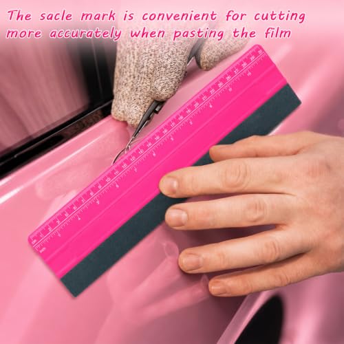 Image of Felt Squeegee, 12 Inch Vinyl Squeegee Tool Window Tint Squeegee