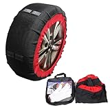 MAXWIN M 布製 タイヤチェーン ゴムピン強化モデル 非金属 ジャッキ不要 簡単装着 2輪分 コンパクト収納 チェーン規制対応 スノーチェーン 冬 雪道 脱出 積雪 凍結 耐久 雪対策 滑り止めチェーン 軽自動車 ミニバン SUV R13 R15 R17 R18 K-TIR07-M