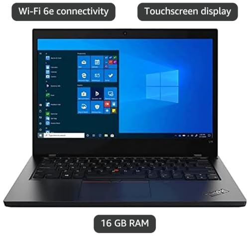 Image of Lenovo ThinkPad L14 Gen2 20X100G6US 14 inch Touchscreen Notebook - Full HD - 1920 x 1080 - Intel Core i7 11th Gen i7-1165G7 Quad-core (4 Core) 2.80 GHz - 16 GB RAM - 256 GB SSD - Black - Windows 10 P