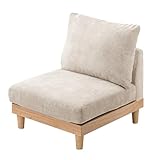 ソファ 1人掛け 幅60cm 洗える カバーリング ユニットソファ フロアソファ ウッドフレーム 42500032(100608)