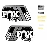 fox 34 factory 27.5 130mm kashima  Fox 34 Sc P-s Gray 2021 Fox Fork Stickers One Size