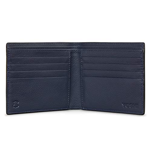 Portefeuille pour homme V Yoshi en cuir véritable avec compartiments - 2