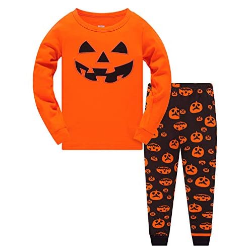 TEDD Pijamas Niño Halloween Algodon Ropa a Juego Conjunto Edad 11-12 Años