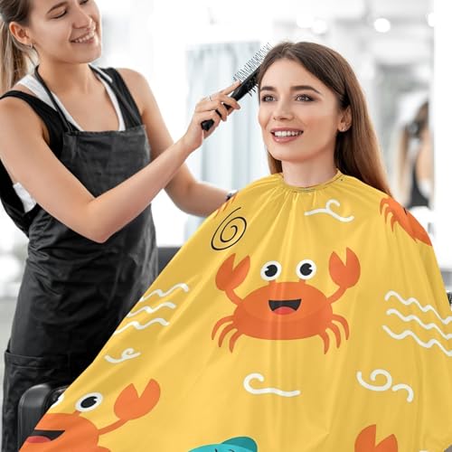 Capa de barbero impermeable para hombre Kigai Red Crab miniatura 7