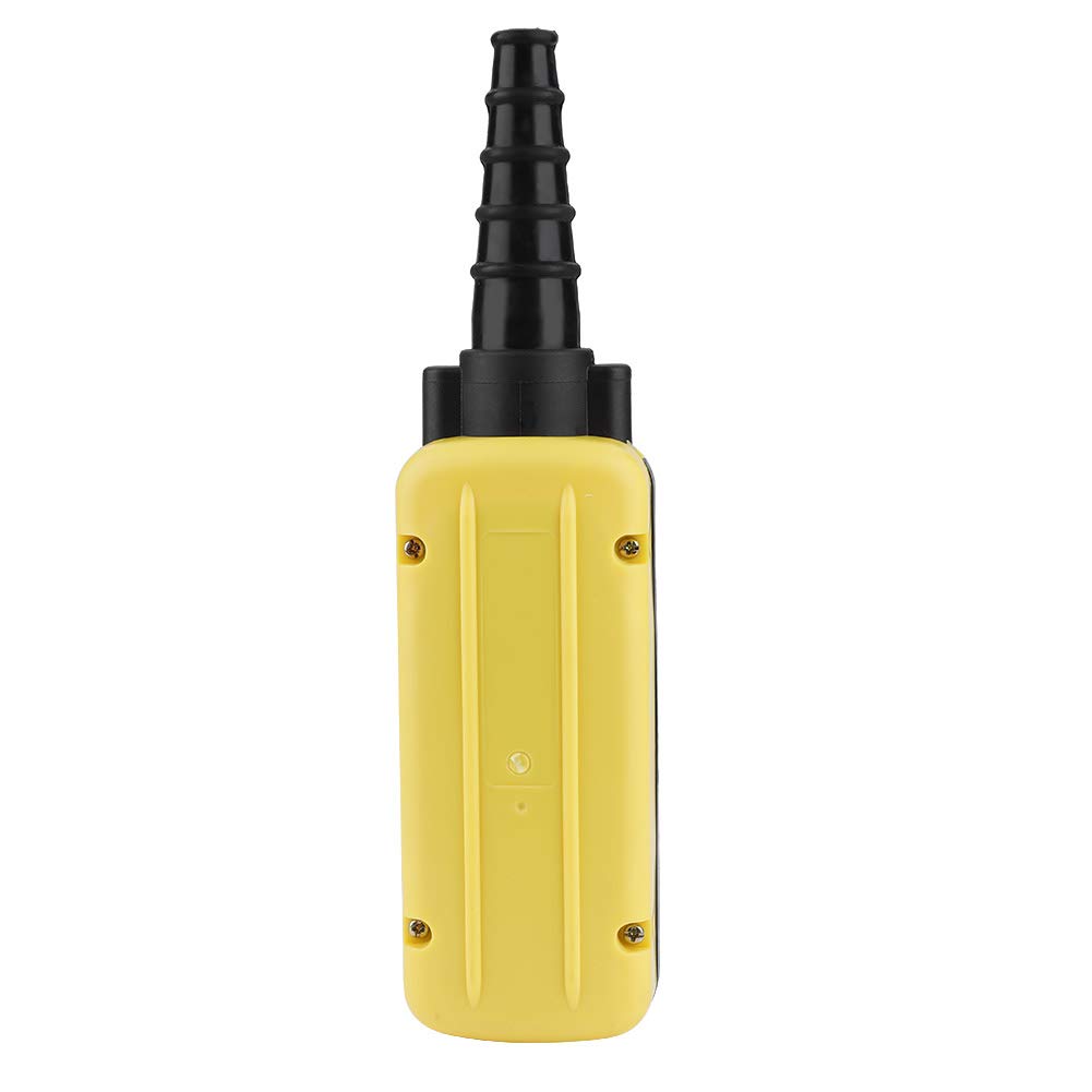 FTVOGUE Lifting Pendant Controller Crane Chain Hoist Push Button Switch with Emergency Stop
