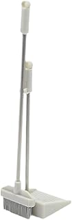 Dollhouse Miniature Mop Dustpan Set Dollhouse Accessories for Detailed Cleaning for Craft Projects Collectible, Light Gray