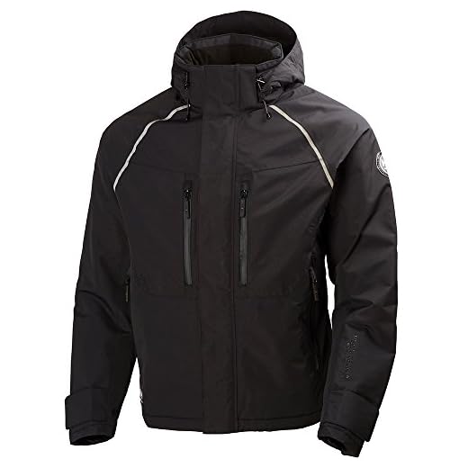 Helly Hansen Workwear Vinterjacka Arctic jacka vattentät, isolerad arbetsjacka 990, XL, svart, 71335