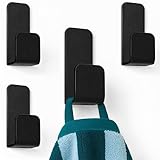 danhol ® Pack 4 Ganchos Adhesivos para Pared | Colgadores Adhesivos Resistentes...