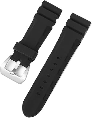 KLVN Rubber Strap For Panerai 441 111 Strap Mens Waterproof Silicone Bracelet Watch Accessories 22mm 24mm