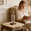 Porta Incienso de Madera para Varitas (Café) | Incluye 20 Varitas, Quemador Anti-ceniza con Colector de Vidrio para Meditación, Yoga, Spa, Regalo y Decoración 8