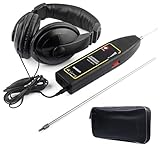 Electronic Mechanic Stethoscope, Automotive Stethoscope, Car Chassis Ears Motor Cylinder Engine Stethoscope, Mechanics Diagnostic Tool Kit EM410 with Short/Long Probes & Headset