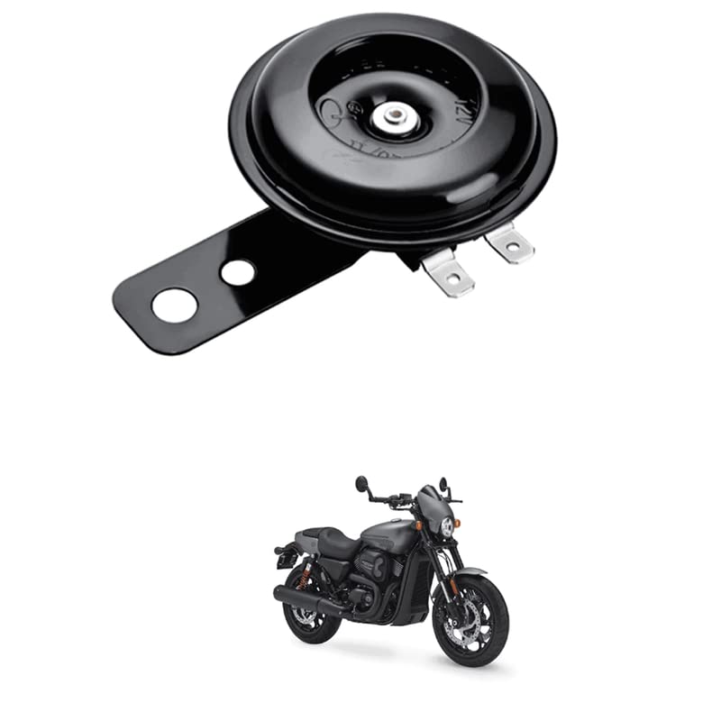 LOVMOTO Universal Motorcycle Electric Horns Waterproof Round Loud Speaker 12V 1.5A 105db small horn for Vehicle Comfortable For Stree-r Rod