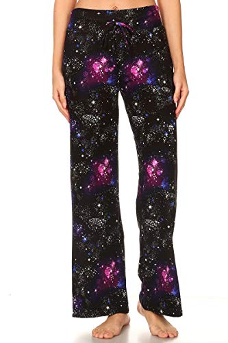 Image of Leggings Depot Women's Wide Leg Drawstring Pajama Pants for Lounge, Sleep