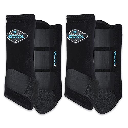 Image of Professional's Choice 2XCOOL Sports Medicine Horse Boots | Protective & Breathable Design for Ultimate Comfort & Durability in Active Horses | Value 4 Pack