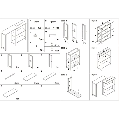 Coral Flower Accent 360° Free Rotating Sofa, Side Snack Table For Home Office, Dark Oak #TOP6