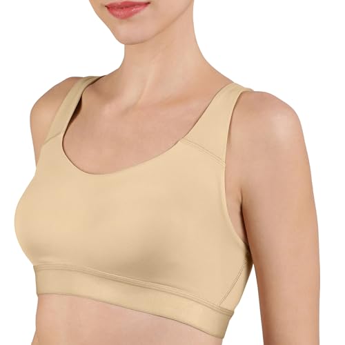 Image of Amante Non Padded Non-Wired Full Coverage Low Impact Elements Sports Bra