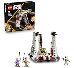 LEGO® Star Wars: The Clone Wars™ V-19 Torrent Starfighter 75432 Vehicle Set, Building Toy for Kids, Buildable Starship, 3 C…
