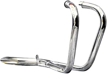 GS400ハスギリマフラー GS400/GSX400E/ザリ/ゴキ 猪管3 メガサイクロン 外伝 メッキ ハス切り