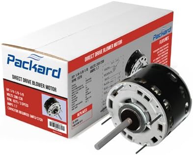 Packard 43587 Packard 1/2 HP 115V 1075RPM/3 Speed