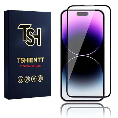Image of Tempered Glass Screen Protector Compatible for iPhone with Edge to Edge Coverage - Case Friendly, Anti-scratch (1, iPhone 14 Pro Max)