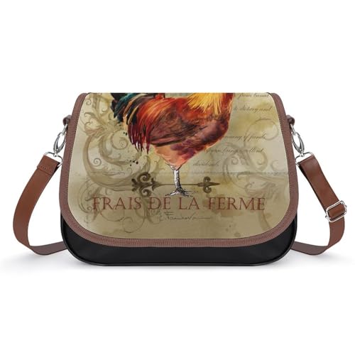 Sacoche en cuir Rooster femme protégez vos affaires avec ce sac messager imperméable
