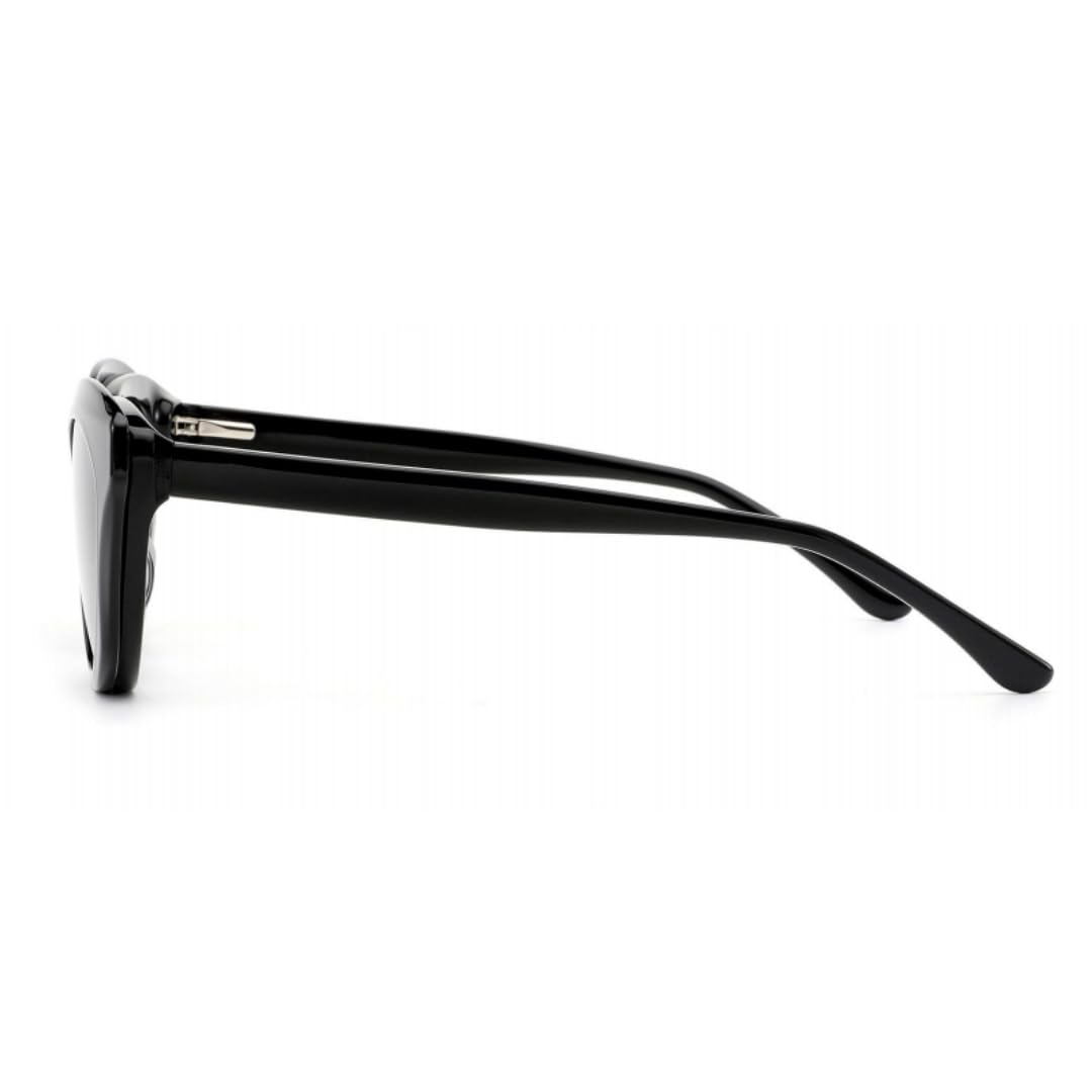Gafas de sol polarizadas con clip magnético para mujer. Montura de gafas graduadas.