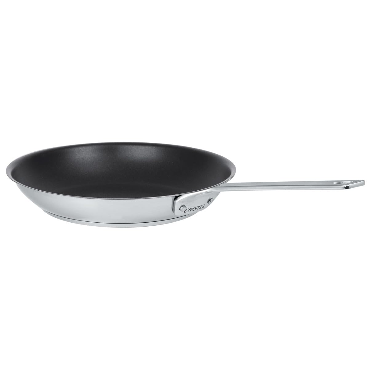 Cristel - Poele en inox brossé Revêtement Exceliss collection 1826 Ø24 cm - CRISTEL