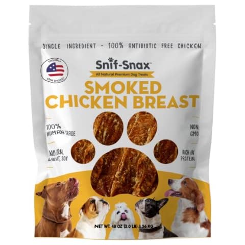 Snif-Snax 3lb Bag Smoked Chicken Breast for Dogs Cover