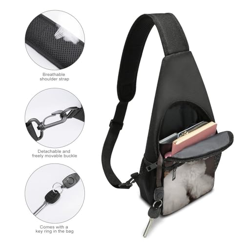 Mochila tipo bandolera para senderismo y uso casual miniatura 4