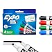 EXPO 80074 Low-Odor Dry Erase Markers, Chisel Tip, Assorted Colors, 4-Count
