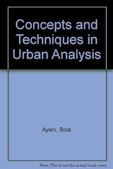 Hardcover Concepts and Techniques in Urban Analysis Book