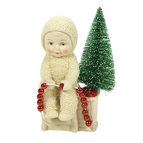 Department 56 Snowbabies Christmas Memories Cranberry Trimmings Figurine, 4.41 Inch, Multicolor