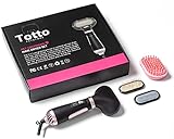 Totto pet store Blow Dryer Brush for Dogs – 2-in-1 Brush Blow Dryer for Dogs – 2-Heat Modes – Fine Massage Head and Cushion Head Brush Dryer for Dogs – Easy to Use – Pet Shower Brush Included