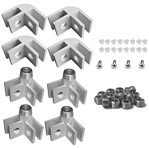 ATHERR Brazier Fire Pit Windshield Glass Clip Outdoor Stove Windshield Corner Bracket Corner Fixed Aluminum Clip Cover