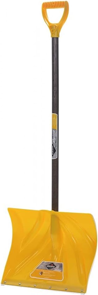 Garant APM18KDR Alpine 18-Inch Poly Blade Snow Shovel with Steel Wear Strip - Durable Shovel Scraper