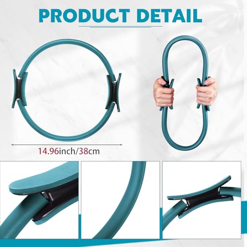 Syhood Anillas Pilates 11.81 Pulgadas Círculo de Yoga Ring Ligero Flexible para Ejercicio Fitness miniatura 2