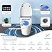 Smart Toilet with Bidet Built in Heated Seat, Smart Tankless Toilet with Warm Water and Dryer, Fahrenheit LED Display, Auto Flush, Foot Sensor