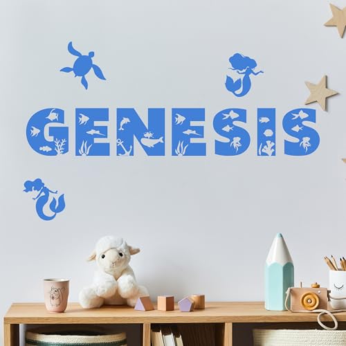 Vinilo decorativo personalizado para pared de niñas miniatura 3