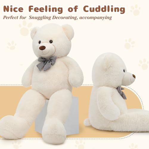 Image of MaoGoLan Life Size Giant Jumbo Teddy Bear 55 inch Big Stuffed Animals Chucky Plush Large Bear Gift for Girls Teens Boys Children Girlfriend Boyfriend Wife GF