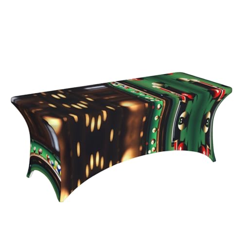 Nappe lavable en élasthanne stretch 1,8 m motif billard宴会 - 4
