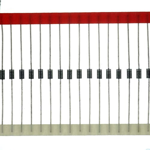 Bojack 10 Values 300 Pcs Rectifier Diodes 1N4001 1N4002 1N4003 1N4004 1N4005 1N4006 1N4007 Schottky Diodes 1N5817 1N5818 1N5819 Assortment Kit #TOP5