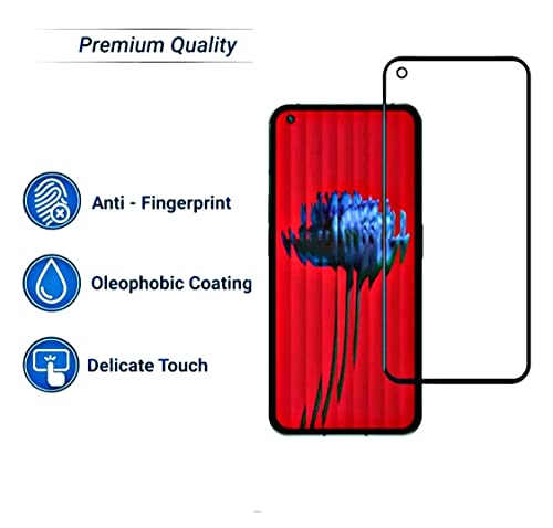 Image of OpenTech Military-Grade Tempered Glass Screen Protector Compatible for Nothing Phone 1 with Edge to Edge Coverage and Easy Installation kit